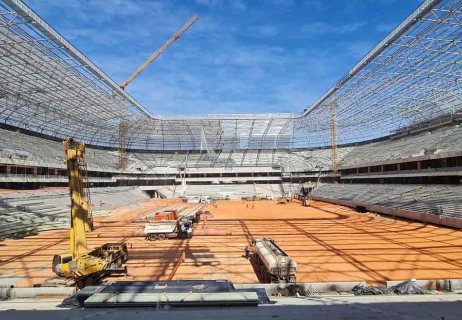 Atlético-MG confirma que novo estádio terá gramado natural
