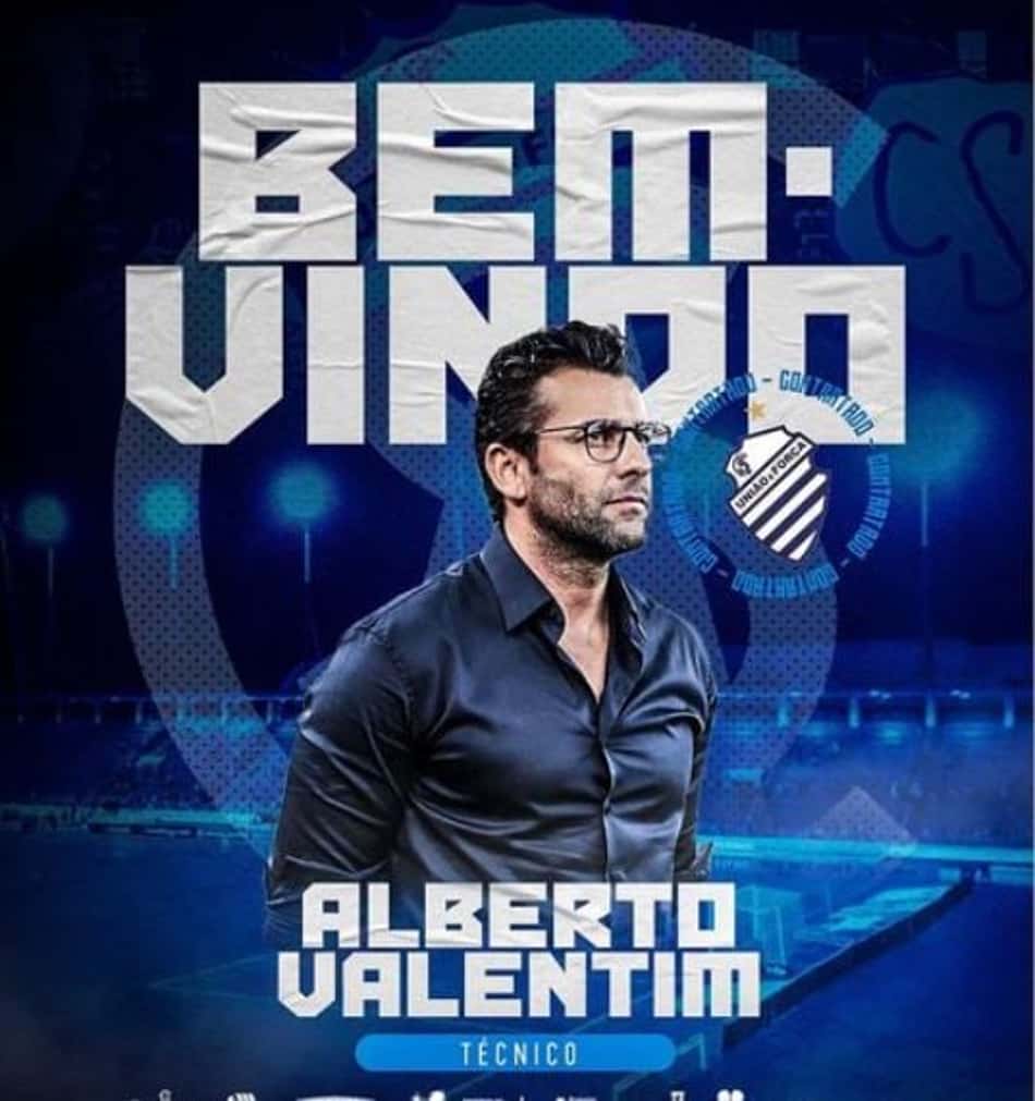Alberto Valentim é oficializado como técnico do CSA