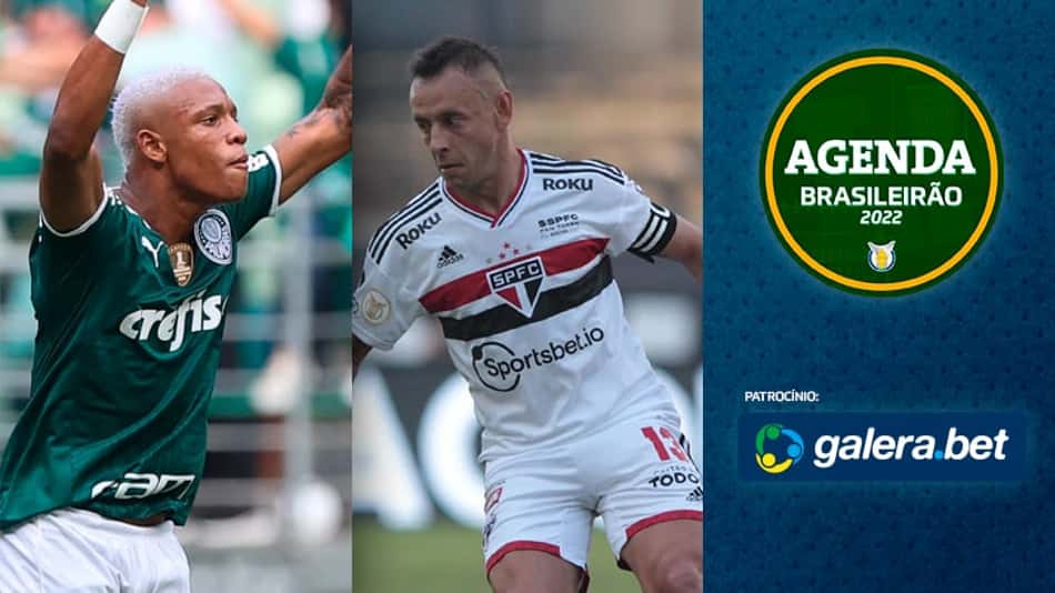 São Paulo x Palmeiras! Saiba onde assistir aos jogos de segunda do Brasileirão