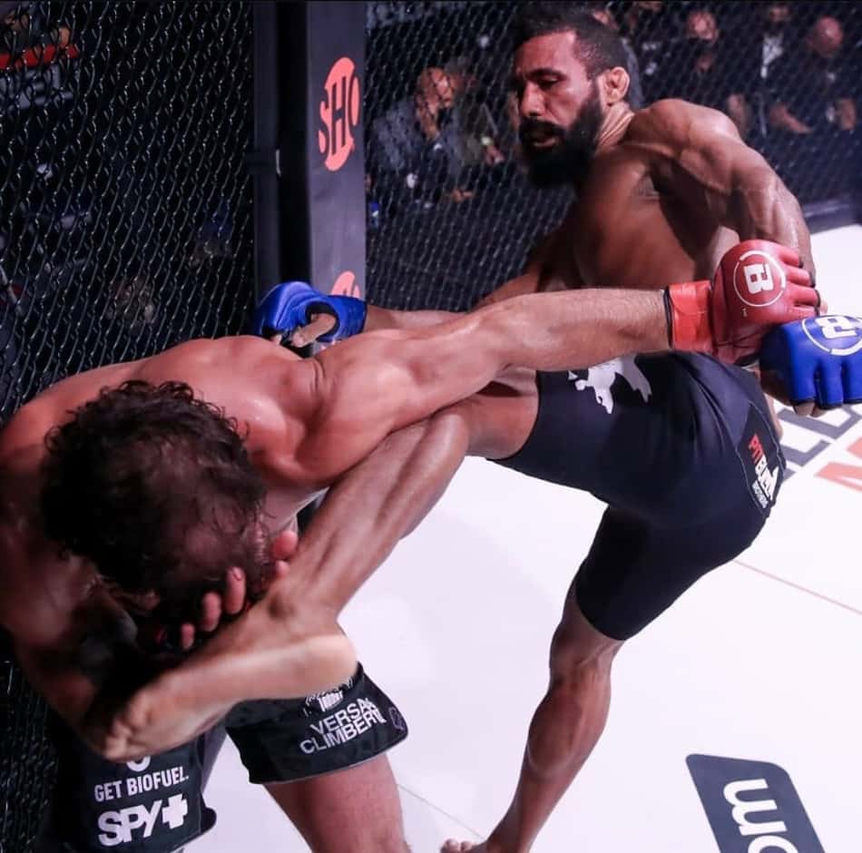 Fabio Aguiar busca segunda vitória no Bellator para subir no ranking da divisão dos médios