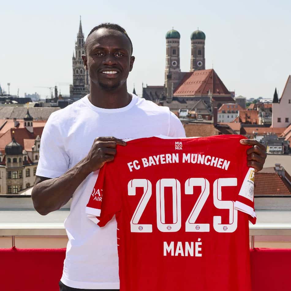Bayern de Munique anuncia contratação de Sadio Mané