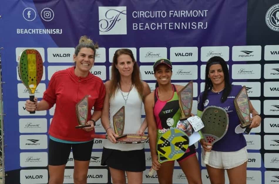 Definidos os campeões da VI Maratona de Beach Tennis em Copacabana, no Rio de Janeiro