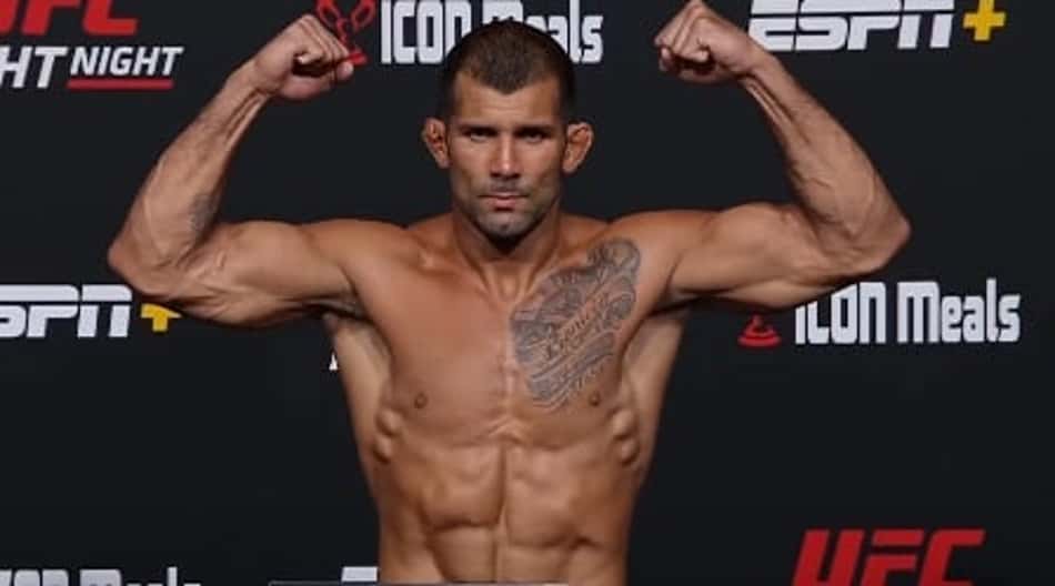 Rodolfo Vieira em pesagem do UFC Vegas 57 (Foto: Reprodução)