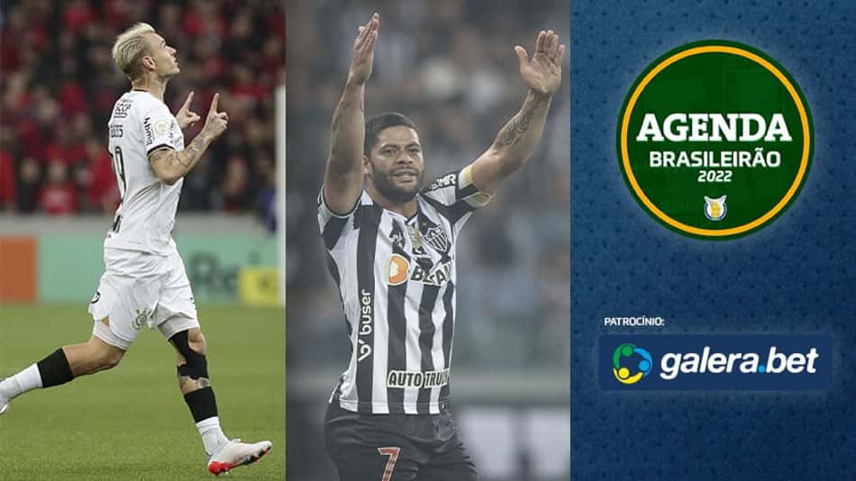 Corinthians x Santos, Atlético-MG x Fortaleza… Saiba onde assistir aos jogos de sábado do Brasileirão