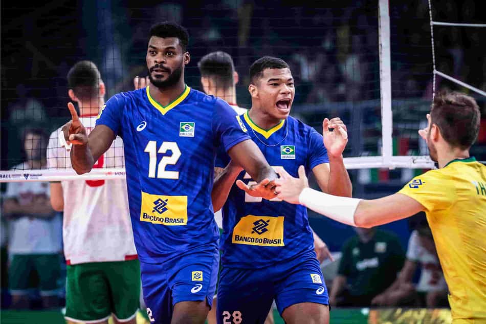 Liga das Nações: Brasil vence a Bulgária e encaminha a classificação