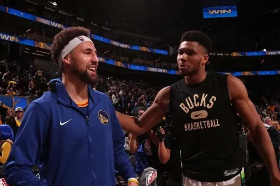 Klay Thompson Giannis Antetokounmpo