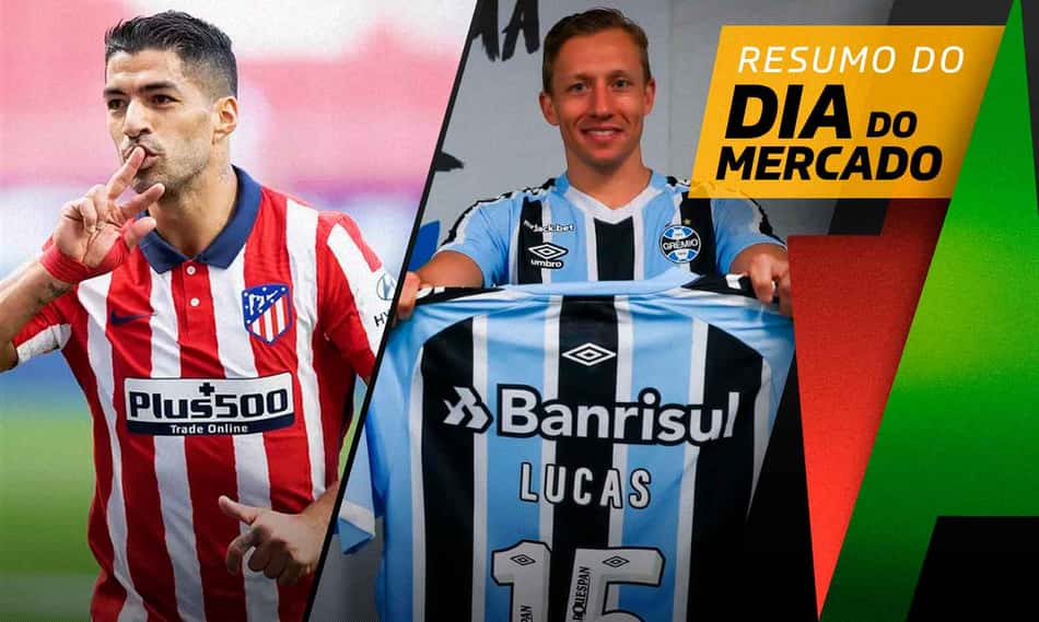 Luis Suárez perto de clube argentino, Grêmio anuncia Lucas Leiva… O Dia do Mercado!