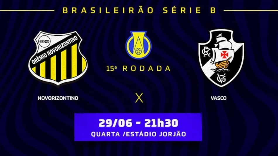 Novorizontino x Vasco: prováveis times, desfalques e onde assistir ao jogo da Série B