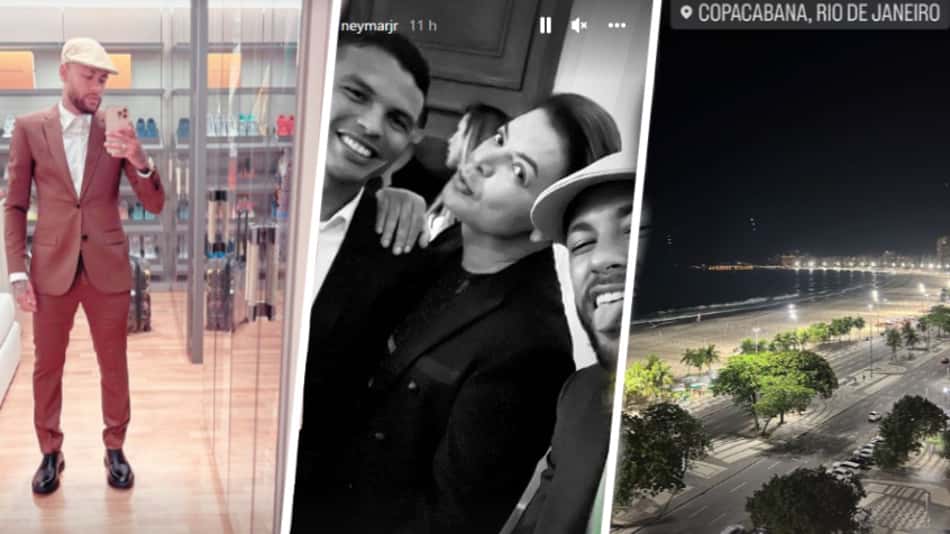 Em meio a impasse com o PSG, Neymar curte festa de gala no Copacabana Palace