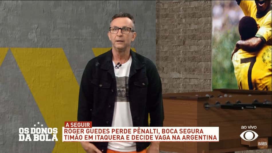 Neto critica jogador do Corinthians e detona Roger Guedes: 'Está parecendo que comeu uma feijoada'