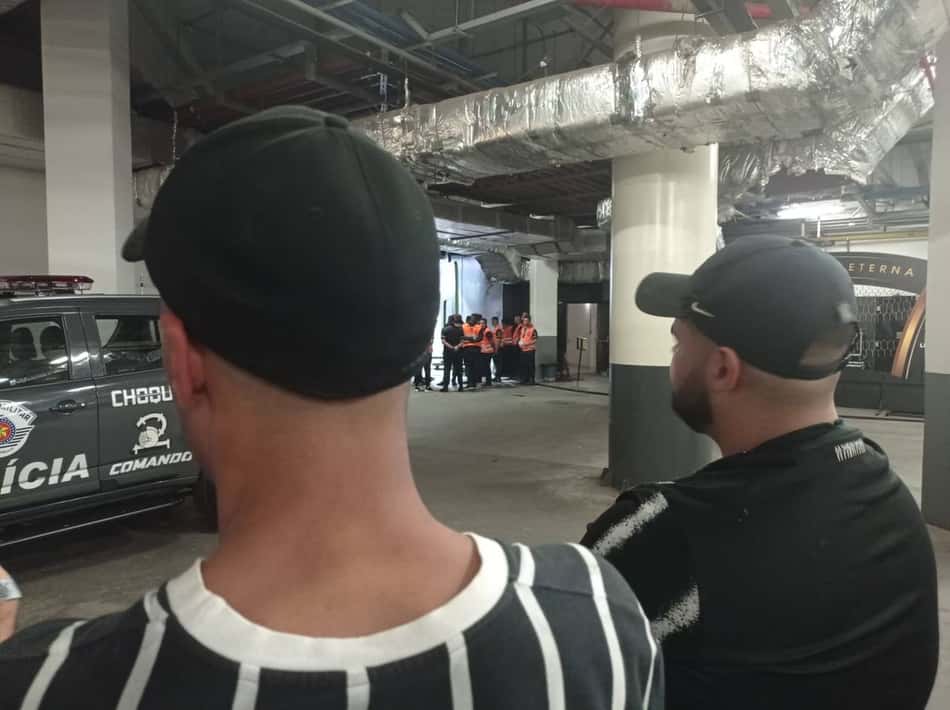 Torcedores do Corinthians que denunciaram o racismo