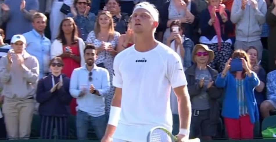 Fokina é eliminado de Wimbledon após point-penalty