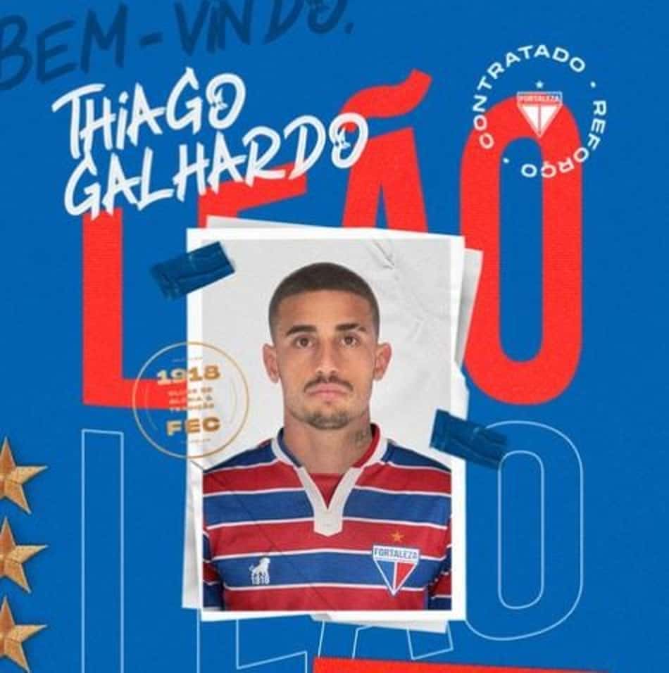 Fortaleza anuncia a contratação de Thiago Galhardo
