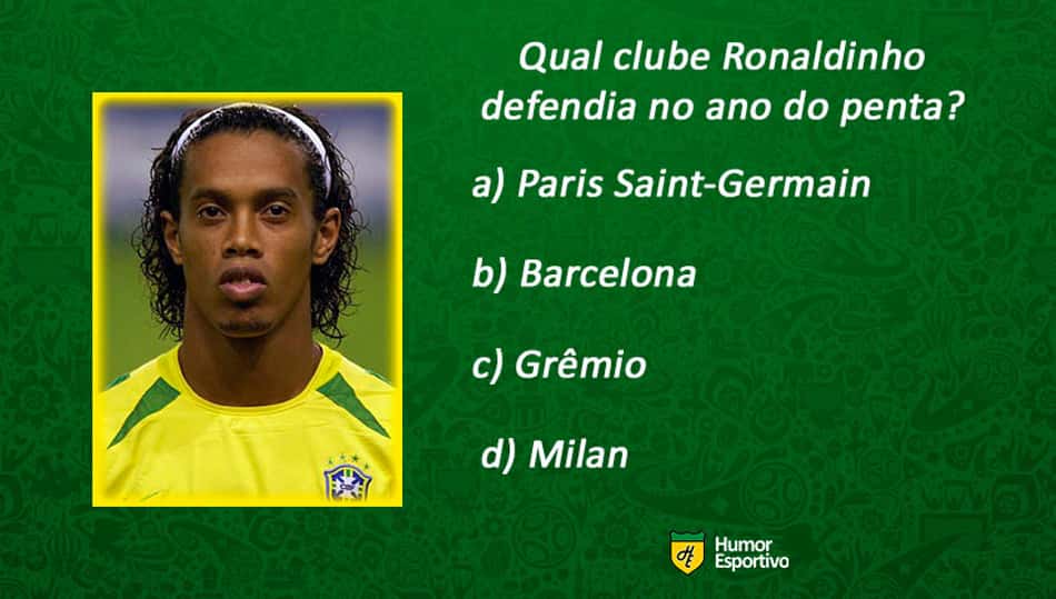 Desafio: em quais clubes jogavam os heróis do penta? Teste sua memória!