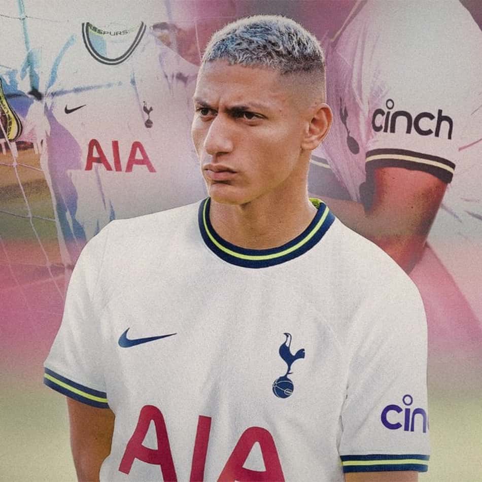 Tottenham define novo número de Richarlison para a temporada