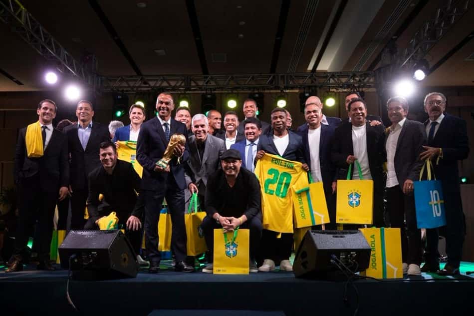 VÍDEO: Veja como foi a festa da CBF em homenagem aos pentacampeões com a Seleção Brasileira