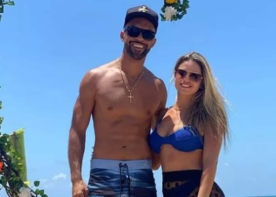 Leandro Euzébio e esposa