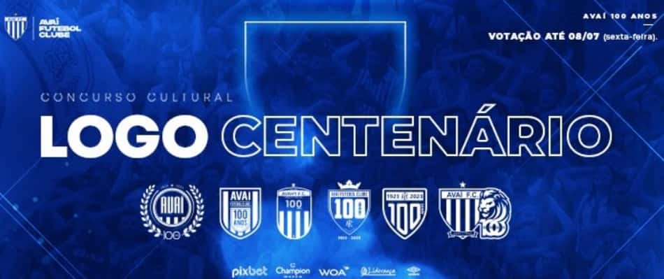 Avaí lança votação popular para escolha da logo comemorativa do centenário