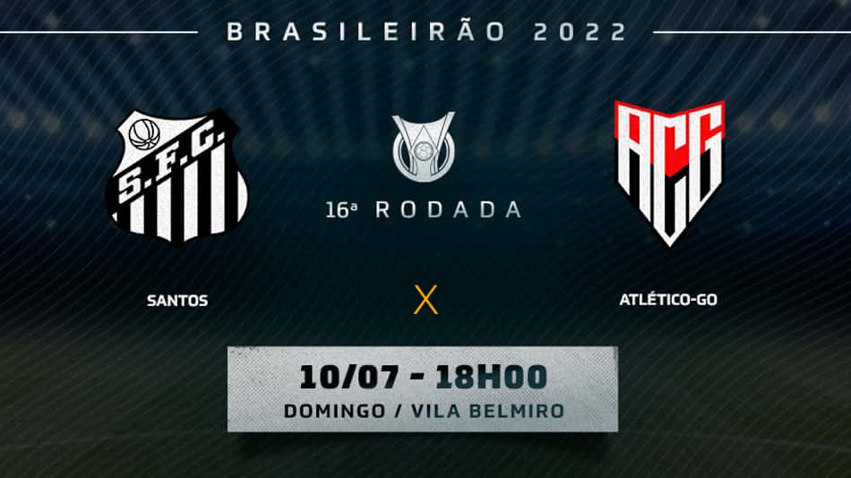 Santos x Atlético-GO: onde assistir, prováveis escalações e desfalques da partida pelo Brasileirão