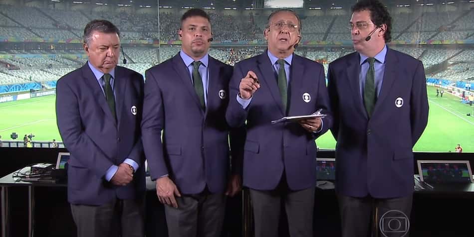 Galvão Bueno relembra bastidores após 7 a 1 e revela atrito com membro daquela Seleção Brasileira
