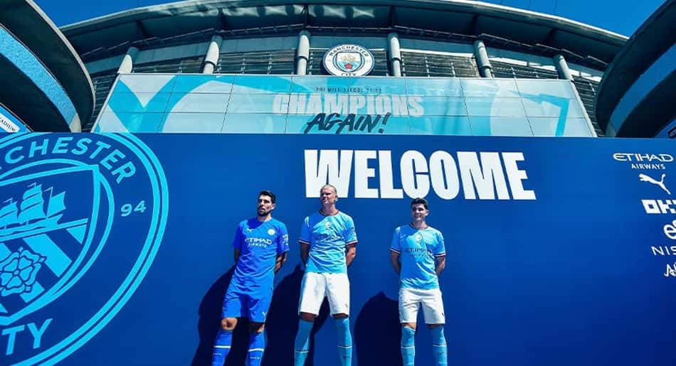 Haaland e outros reforços são apresentados no Manchester City