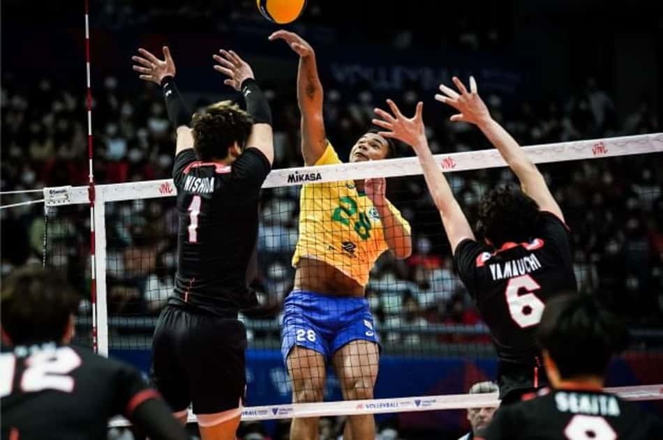 Brasil vence o Japão e espera Polônia ou EUA nas quartas da Liga das Nações de Vôlei