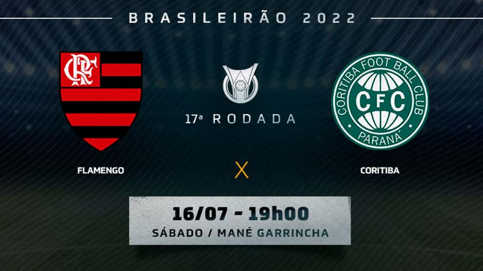 Flamengo x Coritiba: prováveis times, desfalques e onde assistir
