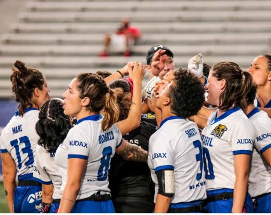 Seleção brasileira feminina de flag football busca 7º lugar nos Jogos Mundiais 2022