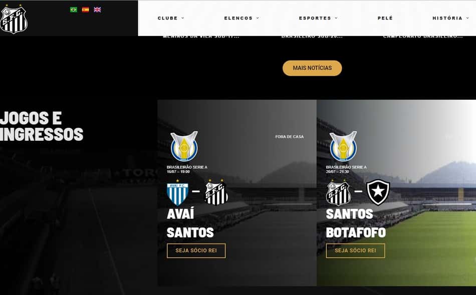 Site do Santos erra nome do Botafogo e web 'abre caixa' de piadas de duplo sentido