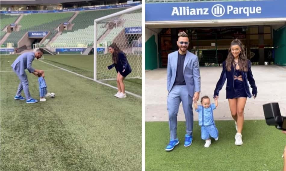 Após usar Maracanã para chá de revelação, Fred e Boca Rosa fazem festa de 1 ano no estádio do Palmeiras