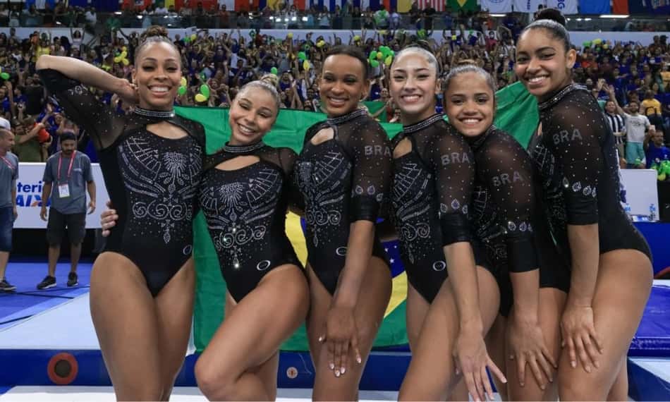 Brasil vence Estados Unidos e leva o ouro pelo Pan-Americano de ginástica artística