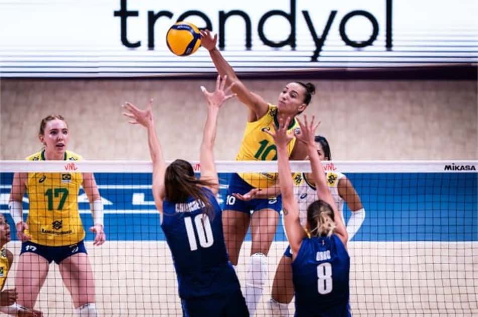 Brasil perde para a Itália e é vice-campeã da Liga das Nações feminina