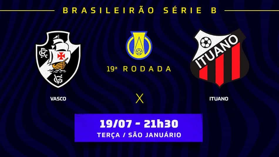 Vasco x Ituano: prováveis times, desfalques e onde assistir ao jogo da Série B
