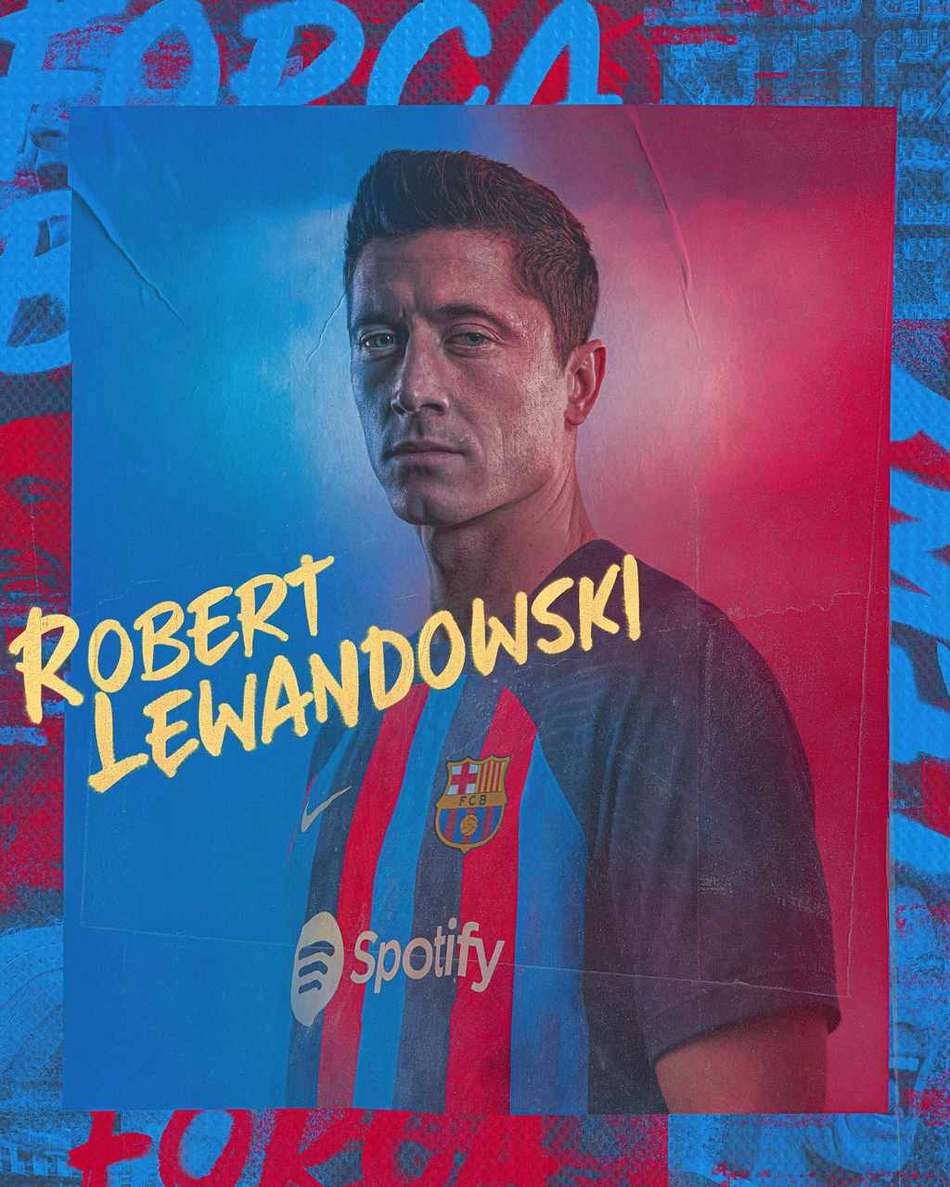 Com multa rescisória de 500 milhões de euros, Barcelona conclui transferência de Lewandowski