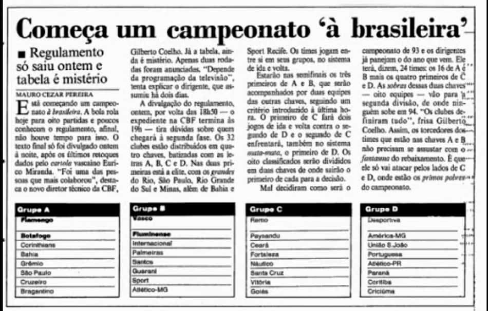 Brasileirão 1993