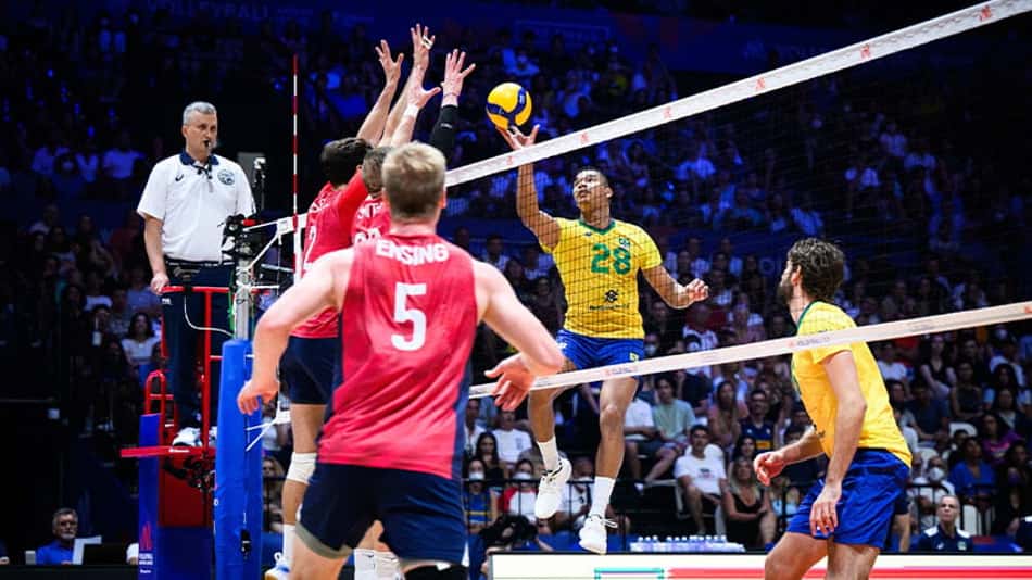 Brasil perde para os EUA e é eliminado na Liga das Nações