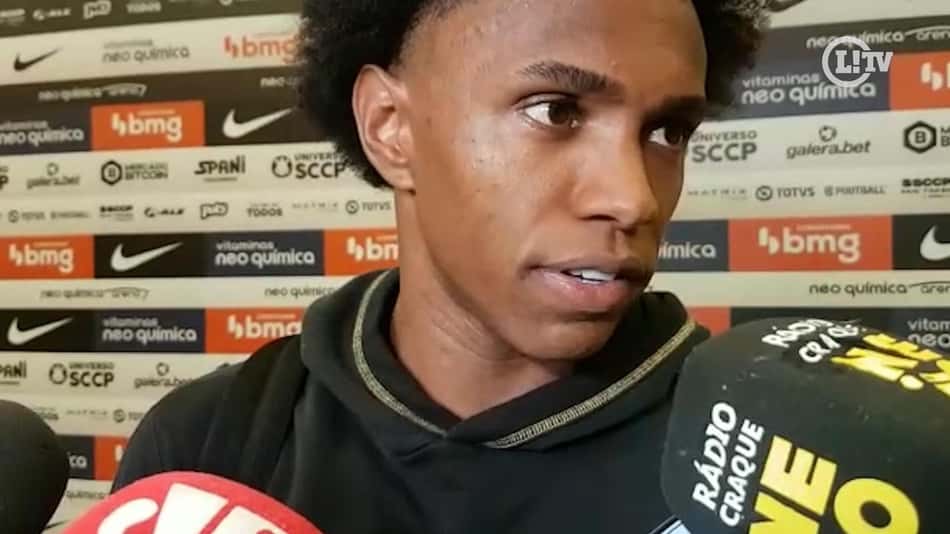 Willian revela que ainda não está 100% e comenta parceria com Yuri e Róger Guedes no Corinthians: 'Esperamos evoluir'
