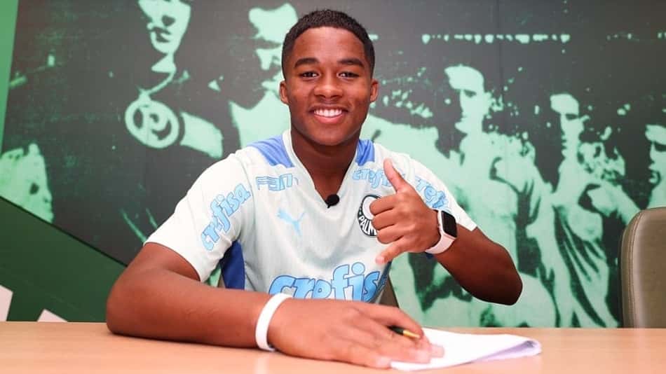 Entenda o que ocorre na relação entre Endrick, do Palmeiras, e o empresário Wagner Ribeiro