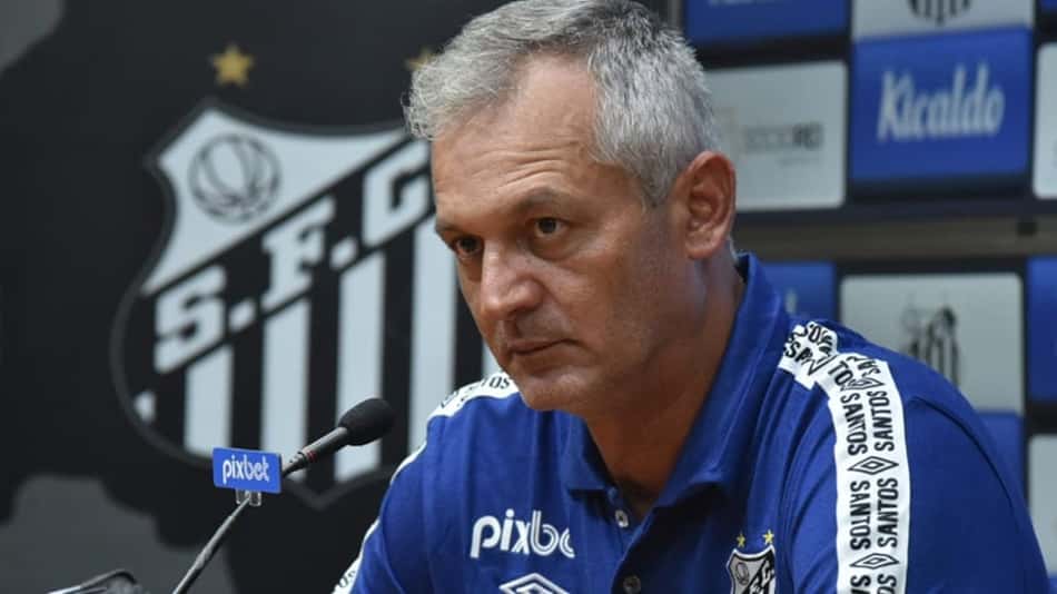 Lisca revela meta para o Santos no Campeonato Brasileiro