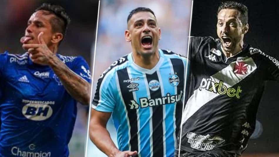 Cruzeiro, Grêmio e Vasco
