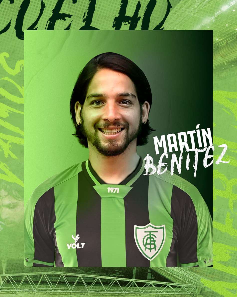 América-MG anuncia contratação do meio-campista Martín Benítez, por empréstimo