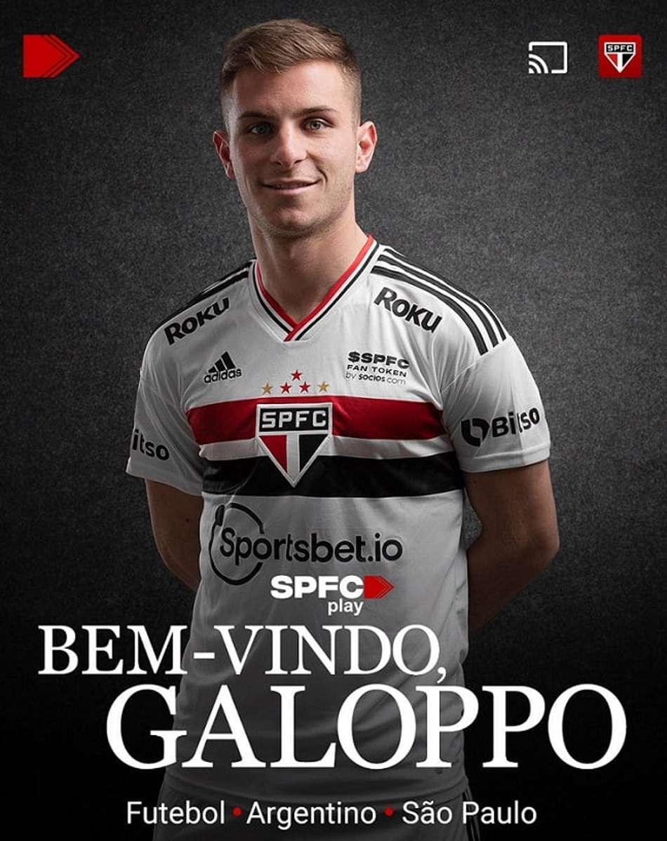 São Paulo, enfim, anuncia Galoppo: liberado no BID, meia poderá jogar a Copa do Brasil