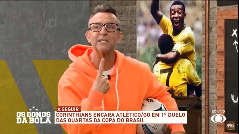 Neto detona presidente do Palmeiras após declarações sobre Gabriel Veron: 'Vai ter que me aguentar'