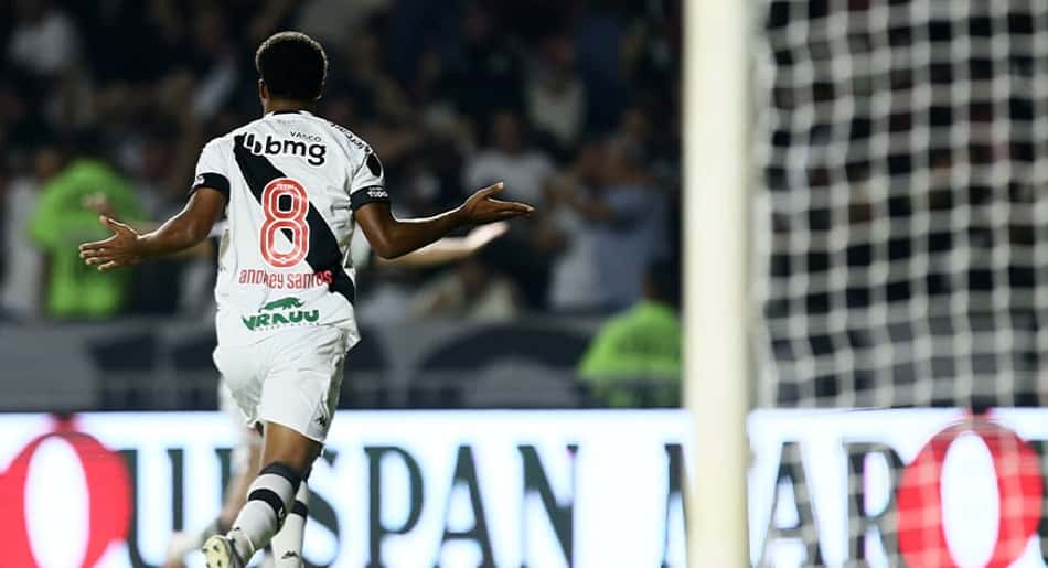 Andrey Santos, do Vasco, interessa a gigantes europeus, diz site