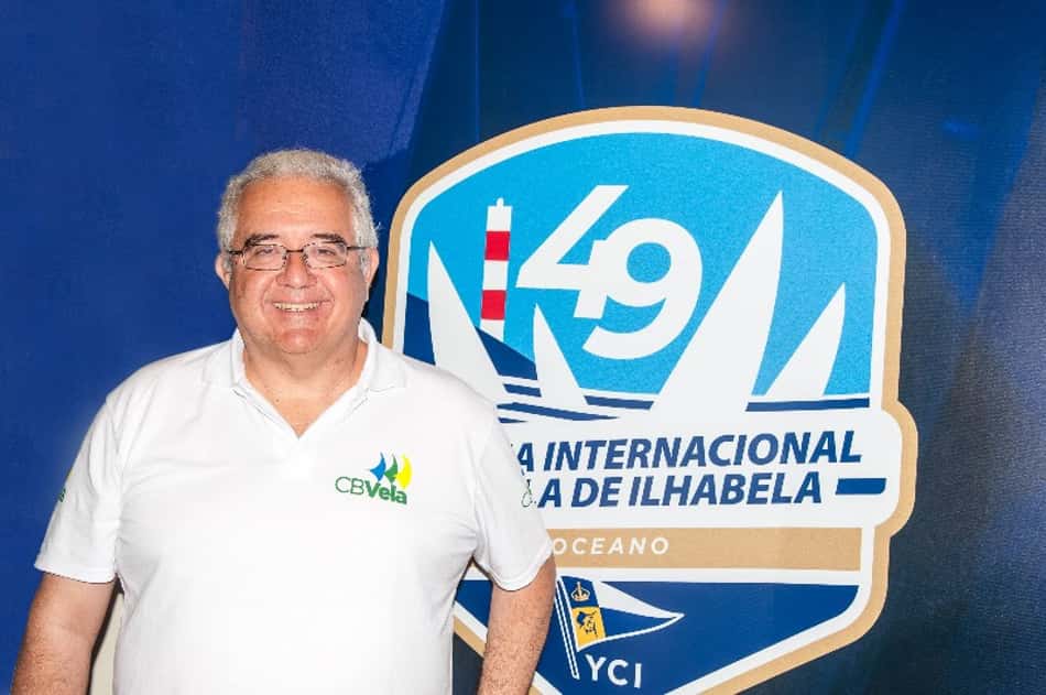 Presidente da CBVela destaca importância da Semana de Vela de Ilhabela: 'Maior vantagem é você pode conviver com seus ídolos'