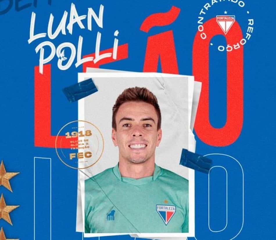 Fortaleza oficializa a contratação do goleiro Luan Polli