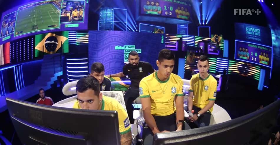 Brasil vence a Itália de virada e está na final da Copa do Mundo de FIFA 22