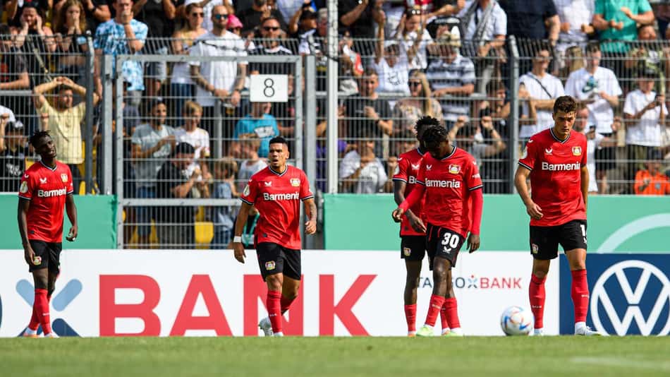 Com Paulinho em campo, Bayer Leverkusen dá vexame e cai na estreia da Copa da Alemanha