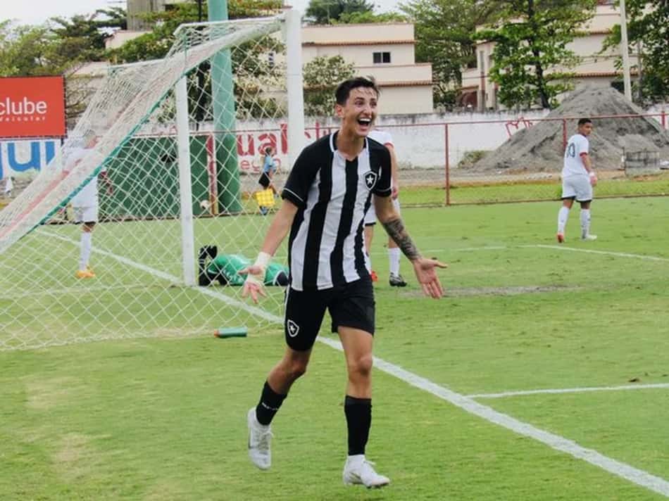 Com cinco gols de Batata, Botafogo aplica goleada sobre Portuguesa-RJ na estreia no Carioca sub-17
