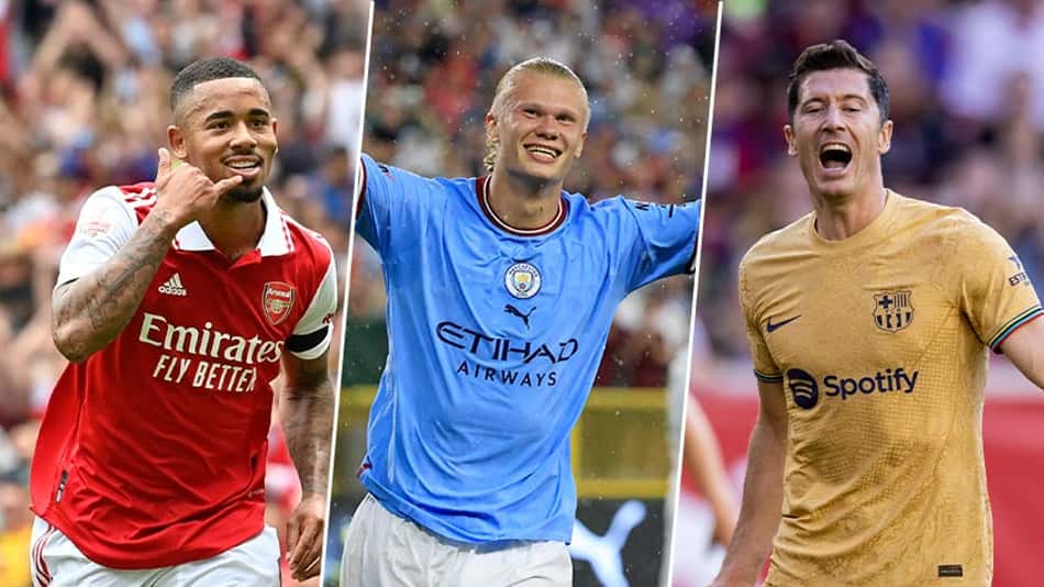 Gabriel Jesus, Haaland e Lewandowski